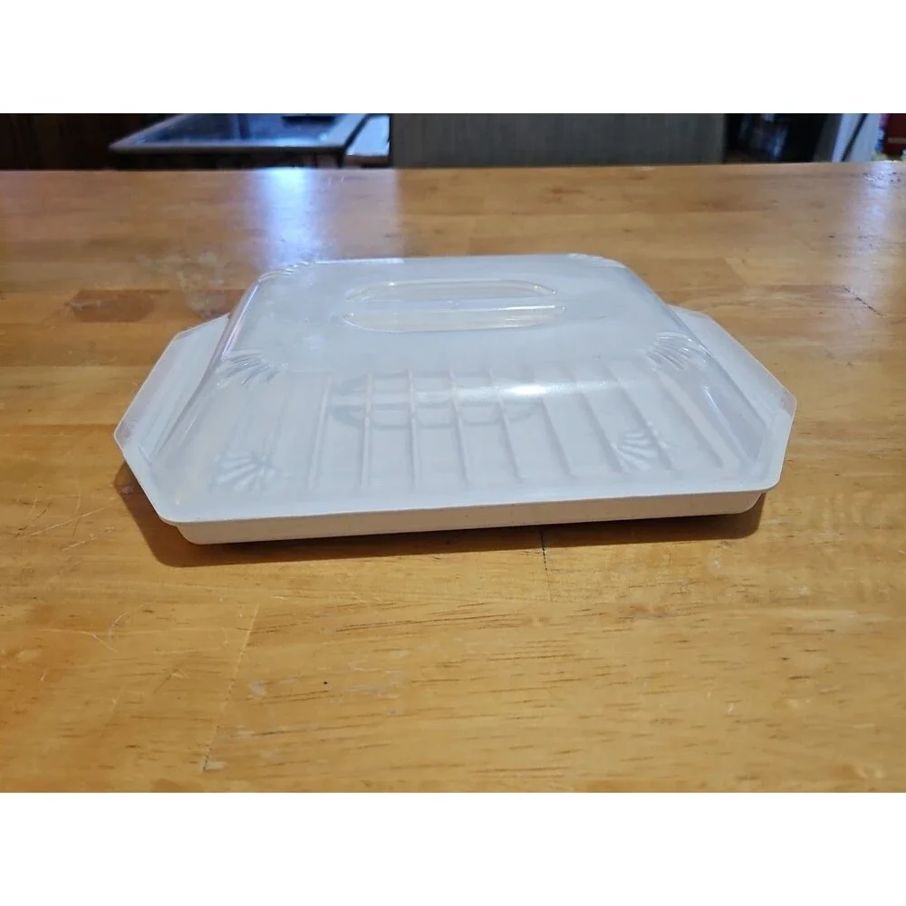 Vintage Nordic Ware Microwave Compact Bacon Rack Freeze Heat & Serve #104